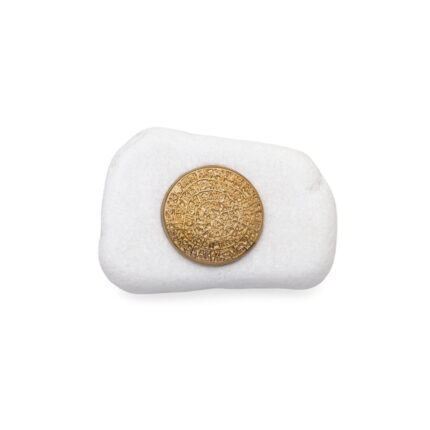 Phaistos Disc Decorative Piece on Thassos Marble