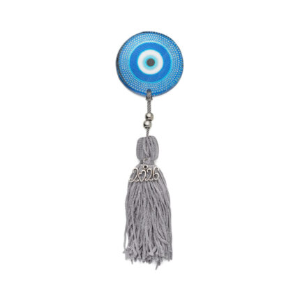 Glass Evil Eye Circle Vintage Lucky Charm
