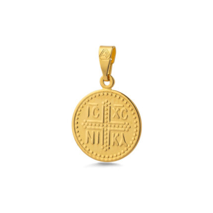 Konstantinato Protection Pendant – 9K Gold