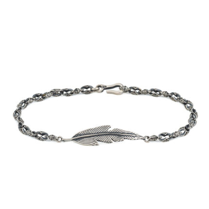 Feather Chain Bracelet - 925° Sterling Silver