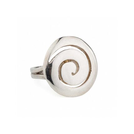 Round Spiral Ring - 925 Sterling Silver